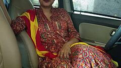 omg, this beautiful panjabi wife got fucked by her husband in the car with dirty talk and hardcore sex 😍
