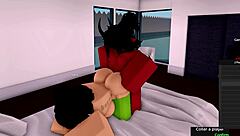 demon fucks roblox hoe with girlfriend watching