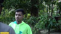 印度头巾女孩被丈夫朋友猛烈操