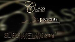 young woman in bondage enjoys a rough session