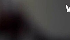 Milf crosses and uncrosses her legs in black pantyhose, showing off her feet and toes