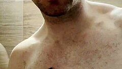 i trim my sweaty armpits and chest after gym for photoshoot 😊