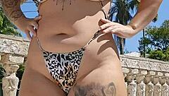 Married Woman Wears Tight Body At Pool