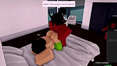 demon fucks roblox hoe with girlfriend watching