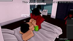 demon fucks roblox hoe with girlfriend watching