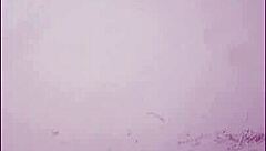 Beautiful woman inserts pink dildo into wet pussy in softcore solo scene.