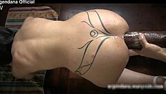 Slut in Heels Teases with Huge Toy Before Intense Anal Fisting Session