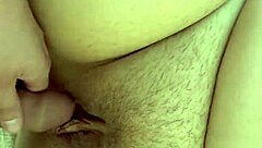 pov raw bareback sex with chubby milf stepmom, cum inside her shaved pussy