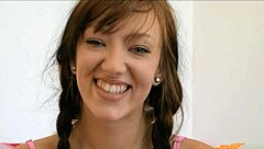 Mature woman plays arousing game naked with cock