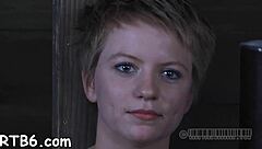 I couldn't stop watching ravishing angel get bound and whipped brutally