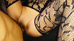 Used Her Rough in Stockings, Every Hole Stretched Wide