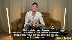 dissolute tommy begins his day with a 3some bang jamboree featuring 2 steamy molten honies with giant hooters - all grasped in total hd porn