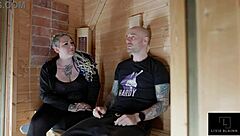 Livie Interviews Alec Hardy In Sauna