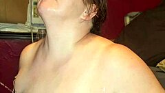 Swallowing my piss in slow-motion with detailed close-ups