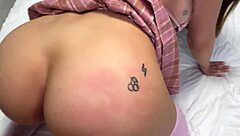 Annoying Step Daddy Finally Fucks My Tight Pussy! In Quickie Doggystyle With Uncle Watching!