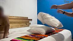 Softcore Group Masturbation After Naked Massage