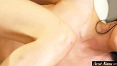 Tattooed teen stepsister with small tits rides and gets her pussy banged in this fantasy storyline