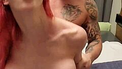 home swingers host a fun threesome party.