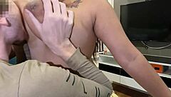 lactating asian bbw sucks huge cock cowgirl creampie