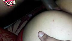 ebony milf with big ass and tits loves getting her booty worshipped by amateurs in voyeur scene