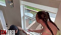 Daisy Garcia and Phantom Strokes in hardcore 3some training day with monster cock!