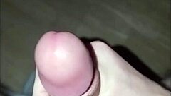 Masturbation leads to huge cum orgasm