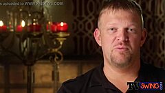 Couples hanging in jacuzzi for steamy foreplay