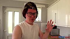 Leeds Nerd Fingerbangs Skinny Brit In First Time Reality Trick