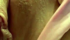 Cute 18-year-old receives golden shower after anal.