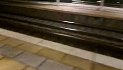 Raw outdoor fuck with stranger at train station.