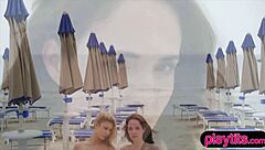 hot petite teens with small tits in bisexual gf compilation