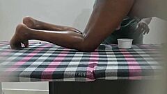 Hidden cam records secret masturbation during spa massage