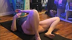 Is This Hot Milf's Morning Yoga Routine Hiding Something Seductive With Her Big Ass?