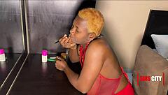 African milf with fat ass gets hardcore fucking in pussy until orgasm