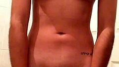 Chava poblana enjoys a private moment of self-pleasure in her room