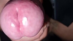 Arrapato in dress cums with dirty italian dialogue and pisses on huge cock!