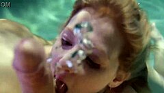 Sunny Lane drains dick underwater boldly
