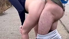 Does She Spit on His Big Cock or He Cum on Her Lips?