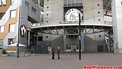 Inked goth spoils tourist with sucking.