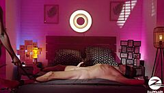 Did bondage punishment lead to unexpected creampie?