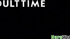 Lacey Jayne And Angel Busty Masseuse Deliver Nuru Massage House Call