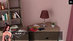 Young Teen Slut in Girl House Gameplay Masturbates with Big Cock in Missionary Position