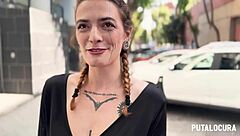 Putalocura - caught creampie with tattooed spanish malafalda.