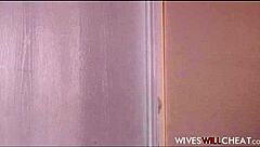 Old Cheating Cougar Fucks Employee To Save Job