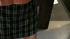 Flirting in front of the mirror, ladyboy shemale!