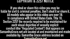 i watch sexy babe samantha grace rub her pussy in those cuban stockings