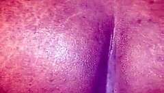 Ebony wife tapes husband's ass