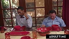 Penelope Woods Feels Overwhelmed in 6-on-1 Gangbang