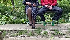 i cum all over my mother-in-law's sexy high heels