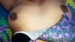 I watched my desi Indian bhabhi Aishwarya get a hot rough bedroom fuck from her husband